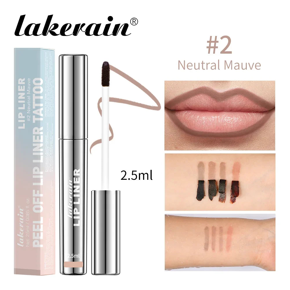 4PCS Waterproof Lip Liner Set Matte Finish-8